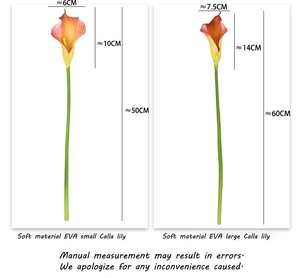 Fiori Artificiali Best Seller in EVA, Calla Nera e Viola, Centrotavola per Matrimoni, Decorazioni Floreali Realistiche all'Ingrosso - Product Image 5