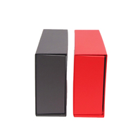 Boîtes rigides magnétiques pliables en carton mat recyclable avec logo estampé à chaud or et pelliculage mat pour l'électronique