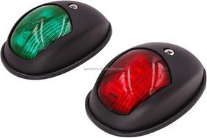 Feux <span class=keywords><strong>de</strong></span> navigation marine 2 pièces 12V 24V LED, feux <span class=keywords><strong>de</strong></span> signalisation pour bateau, accessoires <span class=keywords><strong>de</strong></span> yacht, lampes rouge et verte pour camion et <span class=keywords><strong>remorque</strong></span> - Product Image 2