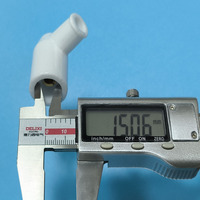 Isolateur en céramique d'alumine émaillée fileté à taux de réachat élevé, capuchon de protection haute tension ignifuge pour électrode de bougie d'allumage