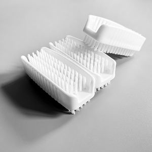 Brosse de nettoyage des ongles à deux faces, brosse professionnelle pour le nettoyage des doigts pour les médecins - Outil d'hygiène des mains avec fonction de distribution de savon - Product Image 5