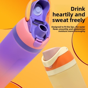 Botella Deportiva Promocional de Plástico, Gran Capacidad, Moderna, Minimalista, para Beber Directamente, con Logotipo Personalizado, Vibrante, Elegante y Portátil para Fitness - Product Image 1