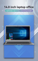 Ordinateur portable 14 pouces Win 10, bloc-notes, ordinateur portable, 6 Go + 128 Go SSD, 1366*768