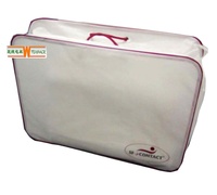 Sacs plastiques en PVC avec poignées, fil métallique, sac de rangement de lit pour draps ou couvertures