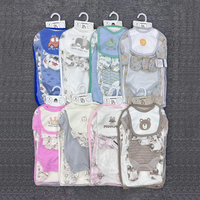 Setelan Baju Bayi Baru Lahir Katun 8 Potong Perlengkapan Bayi Hadiah 0-9 Bulan Kado Baby Shower untuk Bayi Laki-laki Perempuan