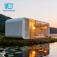 Cabane Apple préfabriquée moderne de luxe, petite maison, maisons conteneurs personnalisées, pod de travail, conception de villa