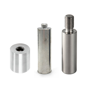 مصنع Cnc تشكيله الفولاذ المقاوم للصدأ الألومنيوم الفضة جولة الذكور الإناث فاصل الخيوط علامة المواجهة ل - Product Image 1