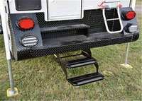 Vente en gros d'escaliers extérieurs en alliage d'aluminium à trois marches pour camping-car, escaliers pliants, manuel de conception pour camping-car, caravane et caravane