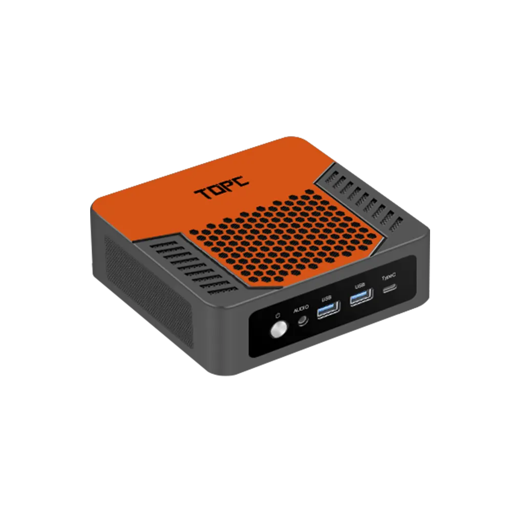 TOPC New Mini PC AMD 7000 Series High Performance i7 CPU DDR4 Memory USB Hard Drive Interface WIFI6 HDMI Ports Gaming Office Use