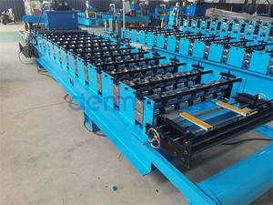 맞춤형 아연 도금 소재 싱글 데크 패널 루핑 타일 성형 기계 만들기 - Product Image 6