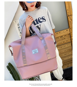 ชุดกระเป๋าจัดระเบียบเดินทางแบบซิป Unisex ลายตัวอักษร  น้ำหนักเบา ทำจากไนลอน  จุของได้เยอะ  กันน้ำ  ดีไซน์ทันสมัย - Product Image 3