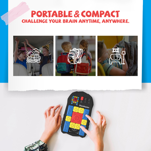 Rechargeable 500+ <strong>Fun</strong> &amp; Mind Training IQ Slide Puzzles, <strong>Unblock</strong> Super Slide Electronic Sliding Puzzle Brain <strong>Game</strong> Toy