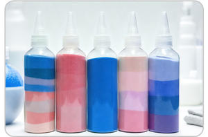 Çocuk Sanatı ve Kum Boyama için Özel Boyalı Renkli İnce Kum, Güvenli, Toksik Olmayan, Tozsuz, Epoksi Zeminler için Ekolojik Kum Sanatı - Product Image 5