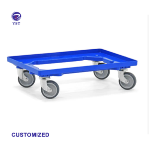 Chariot en acier durable résistant en métal de mobilité facile pour l'entrepôt et l'usage industriel - Product Image 1