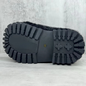 Botas de Nieve de Diseño <span class=keywords><strong>para</strong></span> Hombre y Mujer, con Pelaje de Alaska Negro, de Alta Calidad, 2026 - Product Image 6