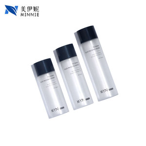Minnie Frosted Toner Bottle 100ml <b>Flat</b> Shoulder <b>Screw</b> Cap Cosmetic Packaging - Product Image 4