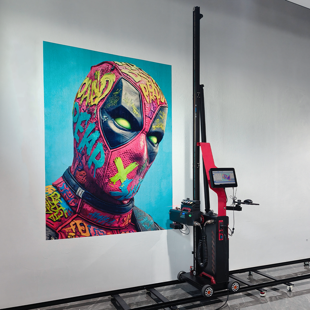 MK01 Wall Printing Machine Vertical UV Inkjet Wall Art Printer Machine Manufacturer Indoor Outdoor