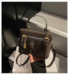 Bolso de Mujer Transfronterizo, Bolso de Mano Premium de Nicho, Bolso Tipo Cubo Vintage, Bolso Bandolera - Product Image 5