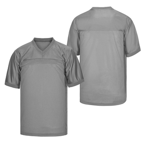 Maillot de football américain pour homme de haute qualité, manches courtes, grande taille, respirant, séchage rapide, 100% polyester, personnalisable - Product Image 1