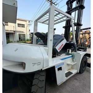 Heavy Duty Used Vigoshop TCM FD70 7 Ton <b>Diesel</b> Forklift with Three Stage Mast for Stable Lifting in <b>Container</b> & Logistics - Product Image 1