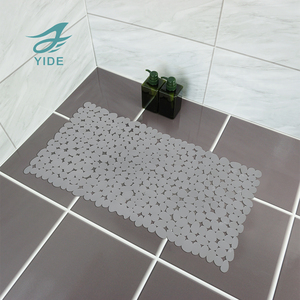 YIDE Grey Color Suckers Stone Bath <strong>Mat</strong> <strong>Non</strong> <strong>Slip</strong> Bathroom Bath <strong>Mats</strong> <strong>Non</strong> <strong>Slip</strong> - Product Image 2