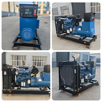 Generador Diésel Silencioso con Motor Chino Ricardo de 20kw, 30kw, 40kva, 50kw, 60KVA, 80kw, 100KVA, 150KVA, 200KVA, 300KVA, Suministro Global