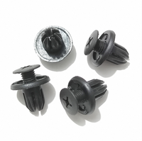 Clips de fixation à vis pour pare-chocs de voiture, en nylon noir, système d'expansion, 10 mm, pour garnitures de pare-chocs et panneaux de calandre, fixation facile et sécurisée