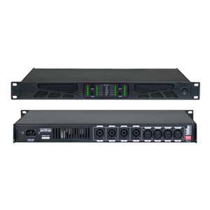 Amplificador de Potencia de Audio Digital EIF BG 4.6 Profesional Clase D de 4 Canales 4x600W con Cuerpo Metálico para Uso en Conciertos, Diseño Portátil - Product Image 1