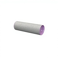 Boîte en papier cylindrique avec logo personnalisé, paillettes argentées, couvercle violet scintillant pour emballage de cosmétiques, extensions de cheveux, perruques, vente en gros