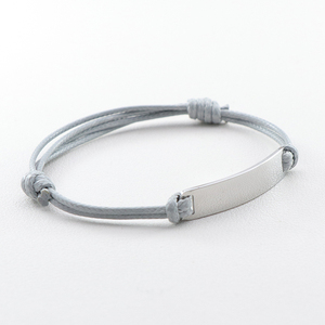 Caliente vende joyería grabado personalizado edificante frase de barra de oro rosa ajustar nudo cuerda pulsera de la Amistad los hombres de las mujeres - Product Image 2