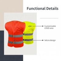 Gilet de sécurité en maille de travail extérieur pour travailleurs réfléchissants brillants polyvalents haute visibilité personnalisés Offre Spéciale