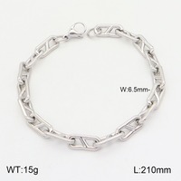 Pulsera de Cadena Gruesa Circular Chapada en Oro con Diseño Geométrico Moderno para Mujeres y Hombres para Uso Diario
