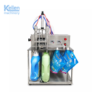 Machine de remplissage de sachets à double tête haute précision pour jus de fruits et boissons gazeuses – Remplisseuse automatique de sachets haute efficacité