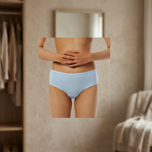 Nuevas bragas desechables transpirables sin alas para mujer, con estampado por transferencia térmica, de color sólido, cómodas para el período. - Product Image 4