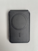 Portefeuille magnétique de luxe en cuir PU avec support pour iPhone 15 16 17 18 Pro Max, étui fin à rabat pour cartes, logo personnalisé