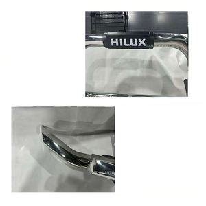 Para parachoques delantero de acero inoxidable para Hilux <span class=keywords><strong>Vigo</strong></span> con protector de parachoques delantero de plástico - Product Image 4
