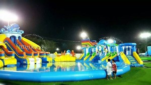 Quảng Châu Nhà Máy Giá Tốt Nhất <span class=keywords><strong>Inflatable</strong></span> Trượt Nước Với Hồ Bơi Thiết Bị Công Viên Nước <span class=keywords><strong>Inflatable</strong></span> Lilytoys Đã Sẵn Sàng Tàu - Product Image 5