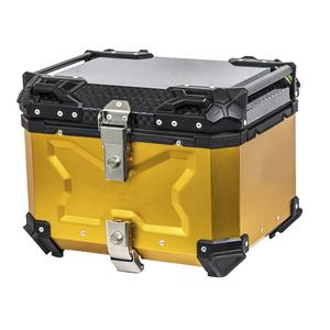 Boîte arrière de <span class=keywords><strong>moto</strong></span> en alliage d'aluminium à dégagement rapide 45L Top Case Full Black Tail Boxes <span class=keywords><strong>Valise</strong></span> de voyage Fit For All Motorbike - Product Image 4
