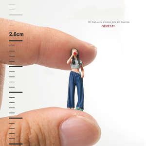 Figuras en Miniatura Coloridas y Exquisitas de Microfotografía 1:64, Colección de Figuras de Resina Realistas, Modelo de Diorama - Product Image 6