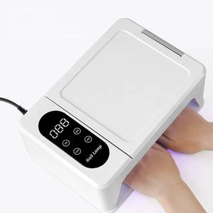 듀얼 핸드 UV LED 네일 램프 플라스틱 110-240V 특수 조명 네일 살롱 착용 가능한 대형 공간 경화 빠른 건조 고출력 - Product Image 3