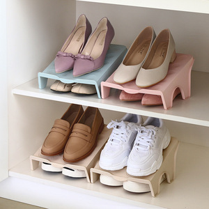 Space-saving <b>shoe</b> <b>rack</b>, double-layer <b>shoe</b> tray, dormitory essential, <b>shoe</b> cabinet for organizing and storing <b>shoes</b> and slippers. - Product Image 1