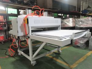 เครื่องรีดร้อนแบบลมอุตสาหกรรมสองสถานี ขนาดใหญ่ สำหรับงานพิมพ์ไวนิลลงบนเสื้อยืด รุ่น <span class=keywords><strong>J</strong></span> Large ขนาด 80 100 120 - Product Image 3