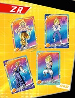 Cartes à collectionner Dragon Ball Z de KB Culture, cartes rares d'anime Son Goku, jeu de cartes brillantes TCG CCG, boîte mystère, jouets