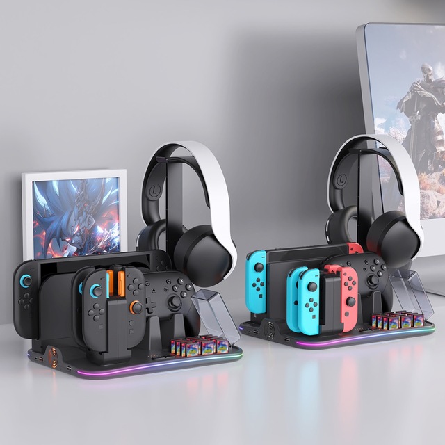 IPEGA Multifunctional Charging Dock with Cooling Fan Storage Dock for Nintendo Switch 2