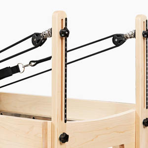 Fournisseur d'équipement de fitness Lit de base à glissière bidirectionnelle classique Réformateur de tour de Pilates professionnel - Product Image 4