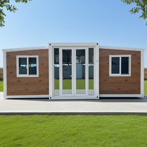 Casas Modulares Prefabricadas de Acero Expandibles de 40 y 30 Pies, Tipo Flat-Pack, para Uso como <span class=keywords><strong>Hotel</strong></span>/Edificio de Oficinas con Material de Panel Sándwich - Product Image 1