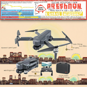 Drone <span class=keywords><strong>SJRC</strong></span> <span class=keywords><strong>F11</strong></span> 4K PRO pour débutants, caméra HD, cardan, photographie aérienne sans balais, WIFI FPV GPS, quadricoptère pliable RC, 26 minutes - Product Image 3