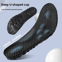 Semelles complètes de sport en graphène ZHUOYUE ZY-153, unisexe, antibactériennes, déodorantes, massage 4D, confortables, absorbant la transpiration, respirantes