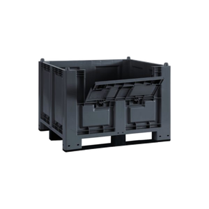 Cargopallet 600 Plus nuovo grigio ecologico con porta per uso industriale - Product Image 1