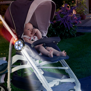 Luz de Seguridad LED Multiusos Ligera que Funciona con Batería, Clasificación IP44, 30 Lúmenes, 3 Baterías AAA de 1.5V Incluidas, con Clip para Bicicleta - Paquete de 2 - Product Image 1